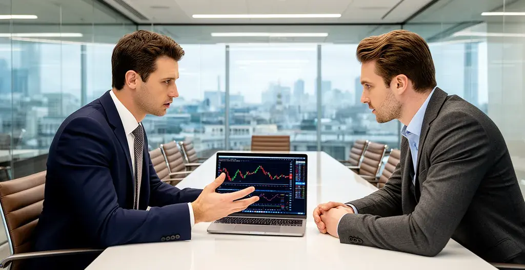 Finance and RevOps professionals collaborating on compensation strategy in UK office